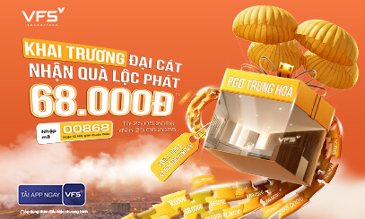 Khai trương Đại Cát – Nhận quà lộc phát dành cho khách hàng mở mới tài khoản tại VFS