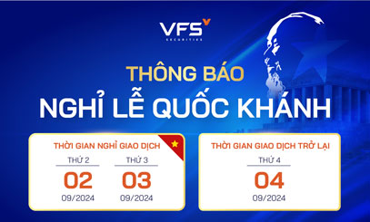 VFS THÔNG BÁO NGHỈ LỄ QUỐC KHÁNH 2/9